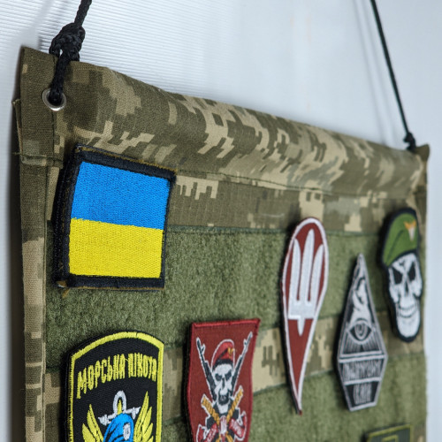 Panel for chevrons and patches +3 chevrons as a gift Patch Board tactical 45x65 cm for patches and awards folding panel-stand Panel for chevrons and patches +3 chevrons as a gift Patch Board tactical 45x65 cm for patches and awards folding panel-stand