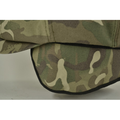 Warm cap with a cartoon eight-bladed logo of the Armed Forces of the Ukraine, army pixel cap with ears Warm cap with a cartoon eight-bladed logo of the Armed Forces of the Ukraine, army pixel cap with ears