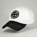 Stone Island cap, men's baseball cap, black and white, with embroidered 3D logo