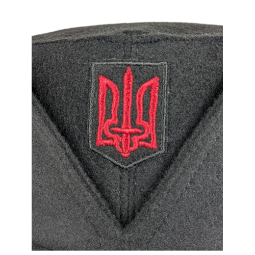Mazepinka Black Cap with Cockade Mazepinka Black Cap with Cockade