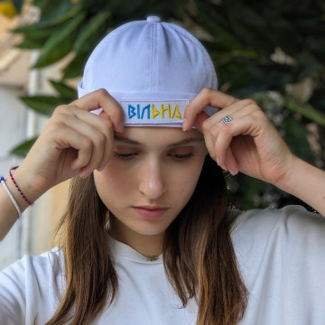 Docker cap Кепка докера без козирка в комплекті з 3-ма змінними липучками, біла бейсболка з липучкою, унісекс