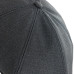 British style cap, bully, graphite color, made of suit fabric