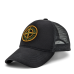 Summer baseball cap with Stone Island embroidery, summer mesh cap Stone Island