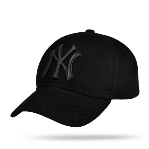 Men's summer baseball cap black with 3D embroidery New York NY