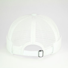 White Docker Cap with Mesh, Unisex