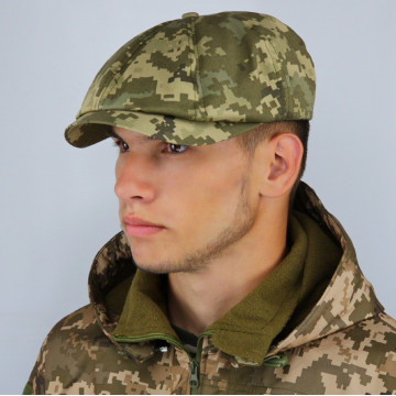 Кепка восьмиклинка піксель ЗСУ, кепка армійська піксель