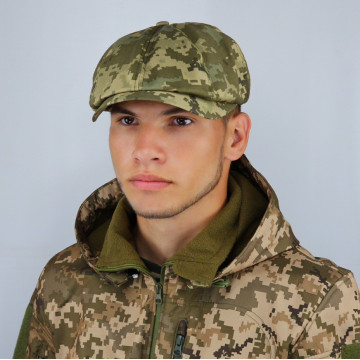 Кепка восьмиклинка піксель ЗСУ, кепка армійська піксель