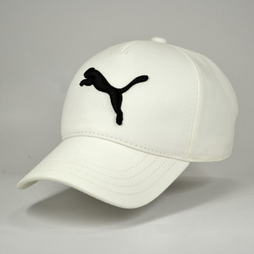 Кепка бейсболка мужская (белая) молочная с вышитым логотипом 3Д PUMA Пума Кепка бейсболка мужская (белая) молочная с вышитым логотипом 3Д PUMA Пума