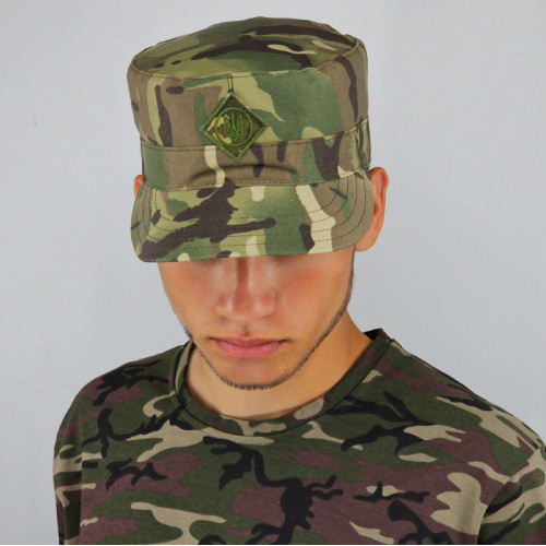 Cap of the Armed Forces cartoon with a cockade, army cap camouflage cartoon, German cap cartoon of the Armed Forces Cap of the Armed Forces cartoon with a cockade, army cap camouflage cartoon, German cap cartoon of the Armed Forces