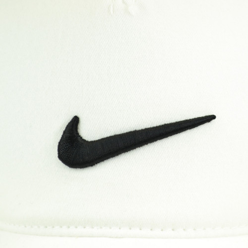 Кепка бейсболка чоловіча (біла) молочна з вишитим логотипом 3D NIKE найк