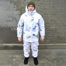 Camouflage winter camouflage suit tactical, Snow Camouflage Blot Maskhalat Winter raincoat