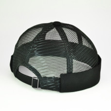 Docker cap Docker cap without visor, black baseball cap, unisex