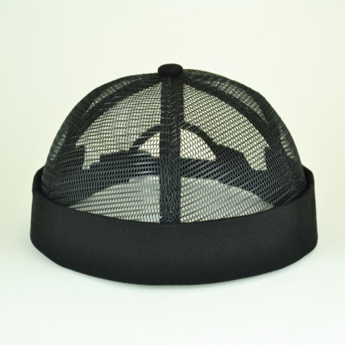 Docker cap Docker cap without visor, black baseball cap, unisex