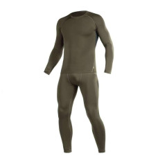 Winter warm thermal underwear diving on fleece for the Armed Forces, olive khaki color