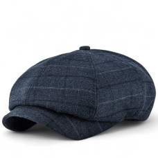 КЕПІ ХУЛІГАНКА LINEN-STYLE З КОСТЮМНОЇ ТКАНИНИ , КЛАСИКА