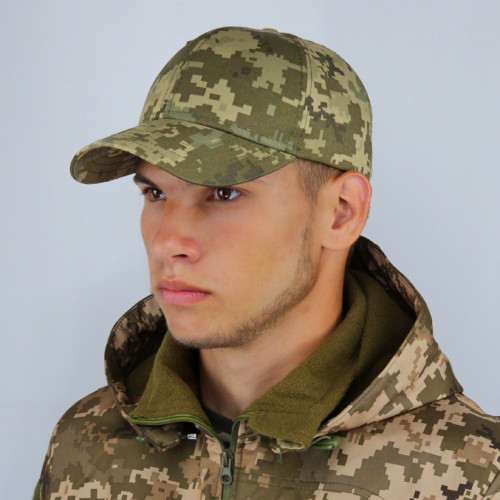 Кепка ЗСУ піксель, бейсболка тактична армійська камуфляжна
