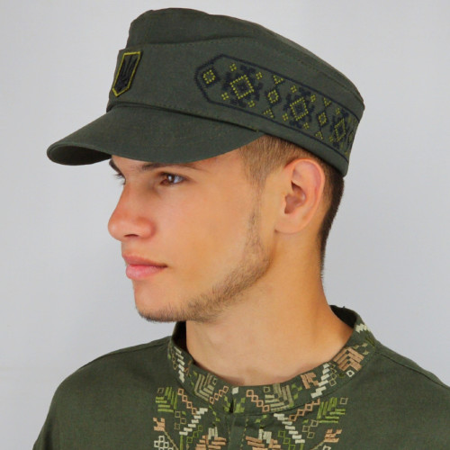 Мазепинка 100% бавовна, мазепинка з кокардою, Бандерівка з вишивкою, німка