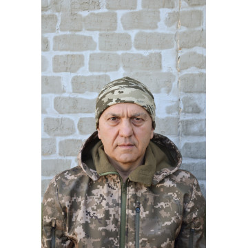 Шапка камуфляж піксель, шапка тактична, осінь / весна, шапка для ЗСУ мультикам
