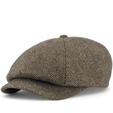 Преміум Хуліганка Шелбі, стиль D.Hats, тканина твід 100% вовни, кашкет Gatsby