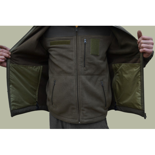 Куртка Softshell тактична польова олива, куртка софтшел олива хакі для військового ЗСУ