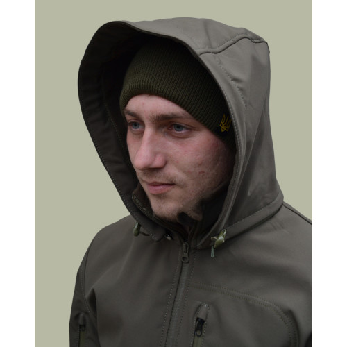 Куртка Softshell тактична польова олива, куртка софтшел олива хакі для військового ЗСУ