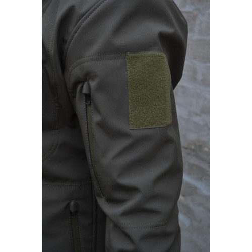 Куртка Softshell тактична польова олива, куртка софтшел олива хакі для військового ЗСУ