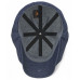 Men's eight-bladed hooligan cap, denim blue, summer, unlined, cotton, own production