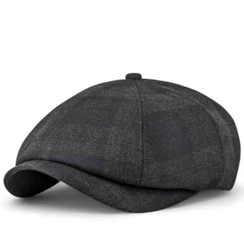 Eight-blade cap, checkered hooligan Eight-blade cap, checkered hooligan