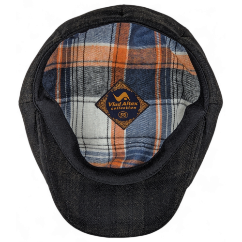 Eight-blade cap, checkered hooligan Eight-blade cap, checkered hooligan