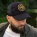 Summer baseball cap with Stone Island embroidery, summer mesh cap Stone Island