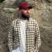 Stone Island burgundy baseball cap for men with 3D embroidery, cotton, sizes 56-60, spring-autumn