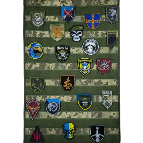 Panel for chevrons and patches +3 chevrons as a gift Patch Board tactical 45x65 cm for patches and awards folding panel-stand Panel for chevrons and patches +3 chevrons as a gift Patch Board tactical 45x65 cm for patches and awards folding panel-stand