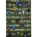 Panel for chevrons and patches +3 chevrons as a gift Patch Board tactical 45x65 cm for patches and awards folding panel-stand