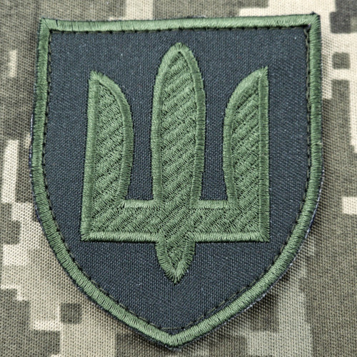 Шеврон Загальновійськовий ЗСУ (патч) на липучці, нашивка 