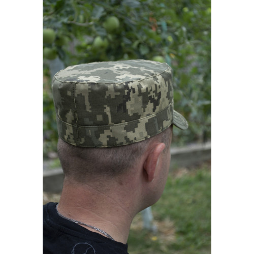 Pixel cap of the Armed Forces of Ukraine with a cockade, army cap, German pixel cap of the Armed Forces of Ukraine Pixel cap of the Armed Forces of Ukraine with a cockade, army cap, German pixel cap of the Armed Forces of Ukraine