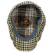 Hooligan eight-blade tweed, Gatsby cap, Cap with paw print brown-beige