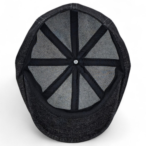 Children's black hooligan cap | Jeans 100% cotton | Spring Autumn | Own production Children's black hooligan cap | Jeans 100% cotton | Spring Autumn | Own production