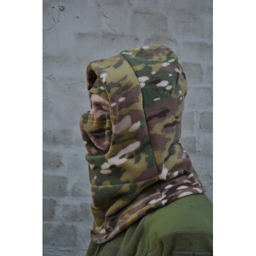 Cartoon balaclava, warm fleece balaclava, winter balaclava with adjustable mask on clips, Ukrainian Armed Forces balaclava