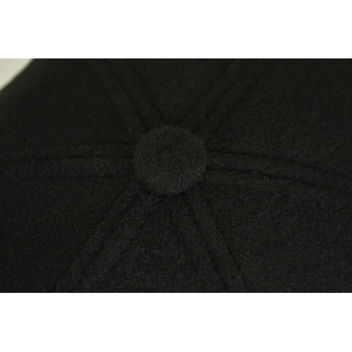 Winter cashmere baseball cap with a logo Winter cashmere baseball cap with a logo