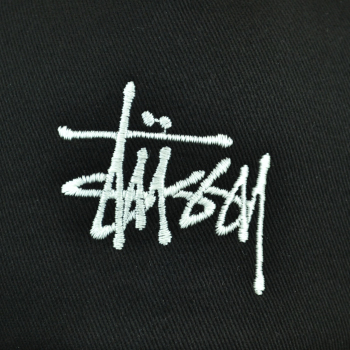 Кепка бейсболка чоловіча чорна з логотипом Стуссі STUSSY світиться у темряві