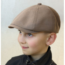 Кепка дитяча восьмиклинка лляна, літня хуліганка, кепка для фотосесії