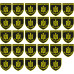 Шеврон ЗСУ (патч) на липучці, нашивка 